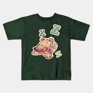 Snoozy Bear Kids T-Shirt